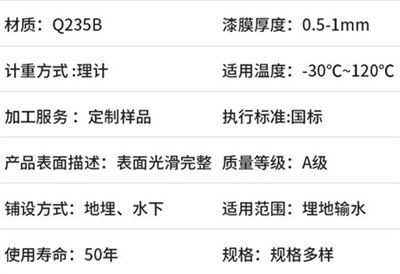 滁州热浸塑钢质保护管规格产品性能特点